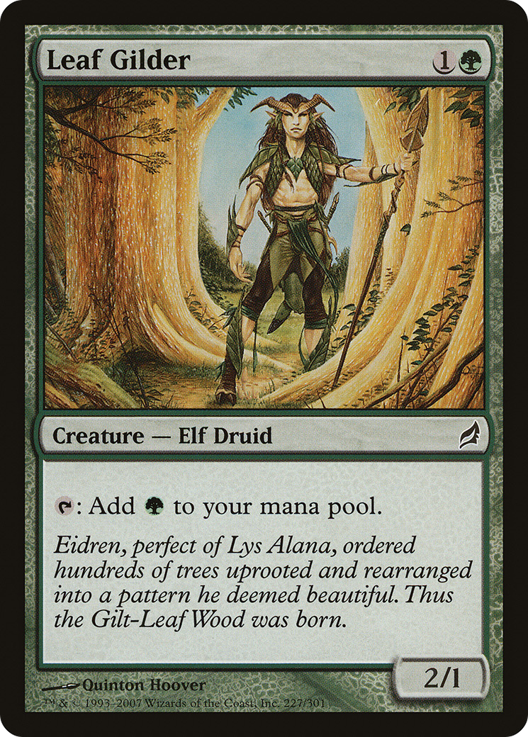 Leaf Gilder (LRW-227) - Lorwyn Foil - Premium MTG Single from Wizards of the Coast - Just $1.20! Shop now at Game Crave Tournament Store