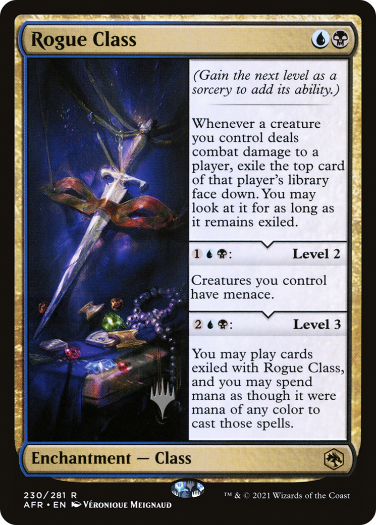 Rogue Class (PAFR-230P) - Adventures in the Forgotten Realms Promos - Premium MTG Single from Wizards of the Coast - Just $0.81! Shop now at Game Crave Tournament Store