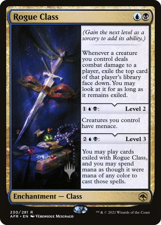 Rogue Class (PAFR-230P) - Adventures in the Forgotten Realms Promos Foil - Premium MTG Single from Wizards of the Coast - Just $1.27! Shop now at Game Crave Tournament Store