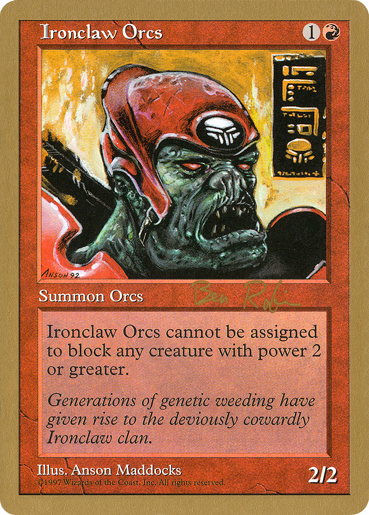 Ironclaw Orcs (WC98-BR245) - World Championship Decks 1998 - Premium MTG Single from Wizards of the Coast - Just $0.08! Shop now at Game Crave Tournament Store