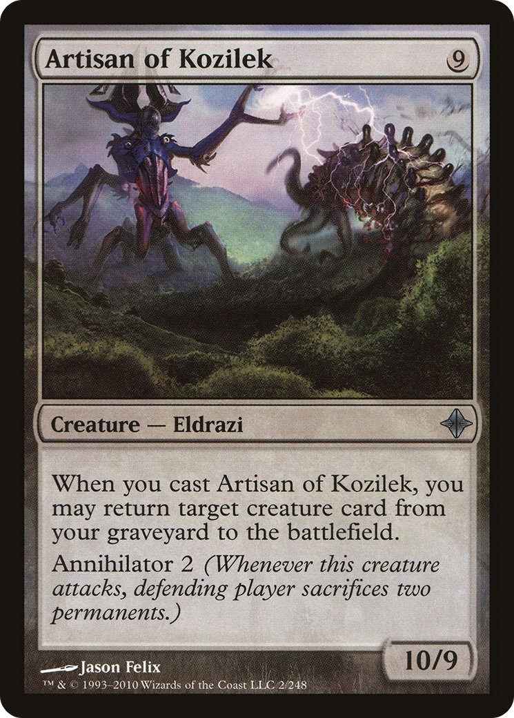 Artisan of Kozilek (ROE-002) - Rise of the Eldrazi - Premium MTG Single from Wizards of the Coast - Just $0.10! Shop now at Game Crave Tournament Store