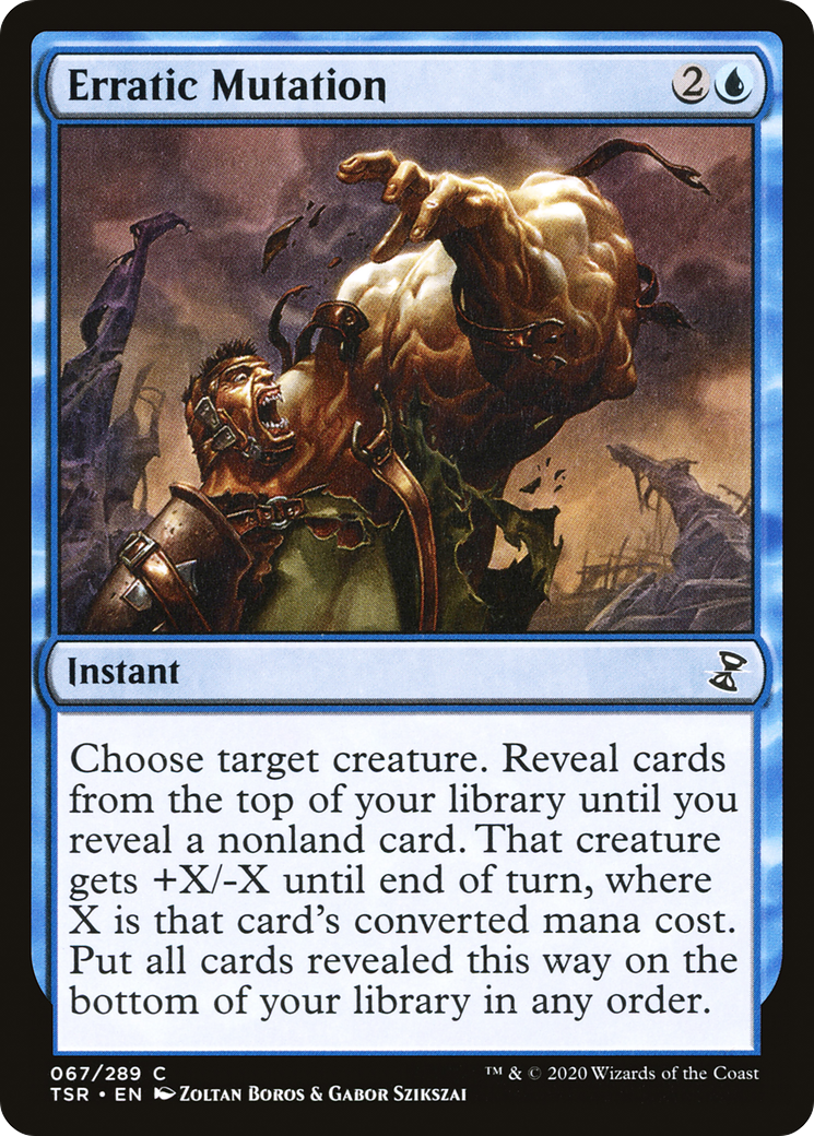 Erratic Mutation (TSR-067) - Time Spiral Remastered Foil - Premium MTG Single from Wizards of the Coast - Just $0.08! Shop now at Game Crave Tournament Store