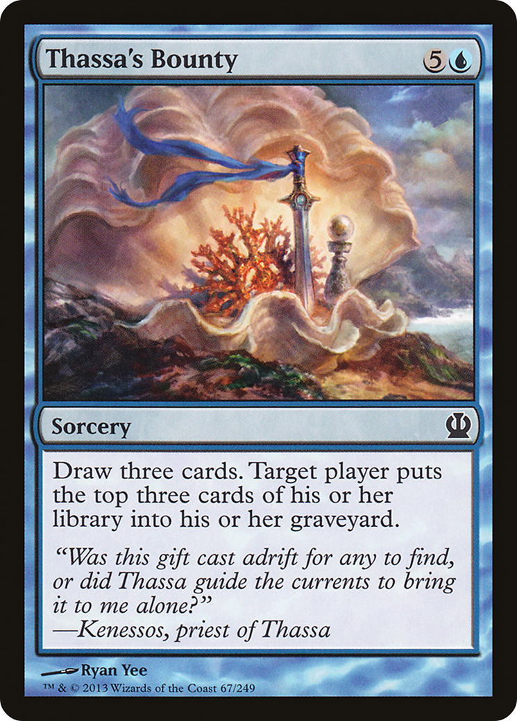 Thassa's Bounty (THS-067) - Theros Foil - Premium MTG Single from Wizards of the Coast - Just $0.08! Shop now at Game Crave Tournament Store