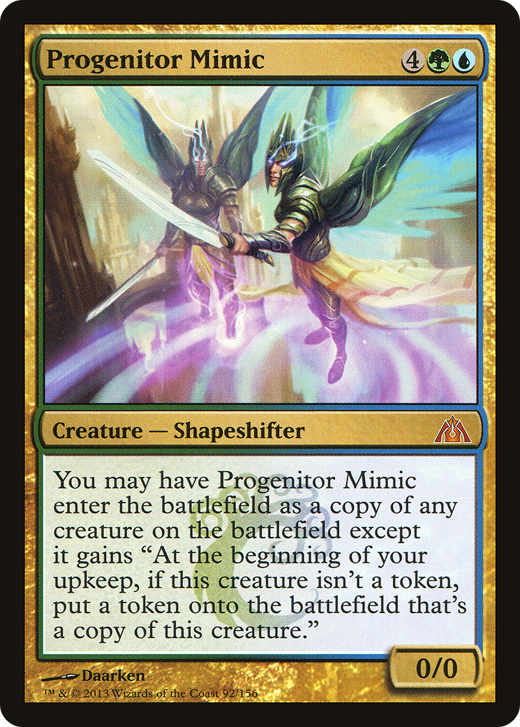 Progenitor Mimic (DGM-092) - Dragon's Maze Foil - Premium MTG Single from Wizards of the Coast - Just $5.38! Shop now at Game Crave Tournament Store