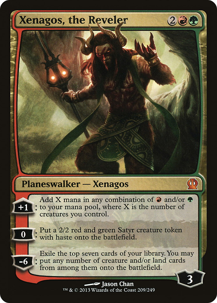 Xenagos, the Reveler (THS-209) - Theros - Premium MTG Single from Wizards of the Coast - Just $1.34! Shop now at Game Crave Tournament Store