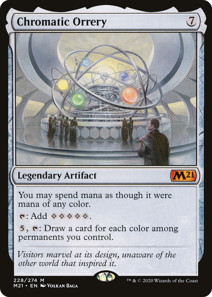 Chromatic Orrery (M21-228) - Core Set 2021 Foil - Premium MTG Single from Wizards of the Coast - Just $9.08! Shop now at Game Crave Tournament Store