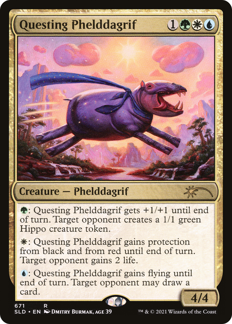 Questing Phelddagrif (SLD-671) - Secret Lair Drop Foil - Premium MTG Single from Wizards of the Coast - Just $0.47! Shop now at Game Crave Tournament Store