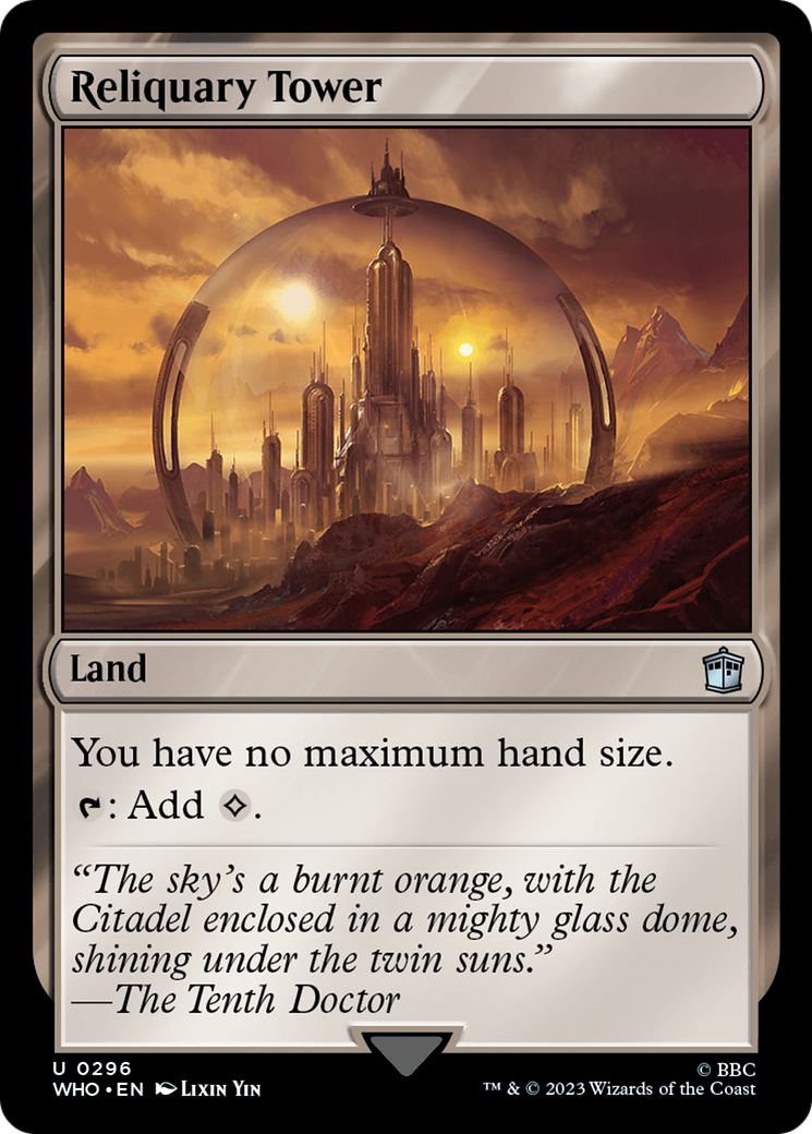 Reliquary Tower (WHO-296) - Doctor Who - Premium MTG Single from Wizards of the Coast - Just $0.42! Shop now at Game Crave Tournament Store