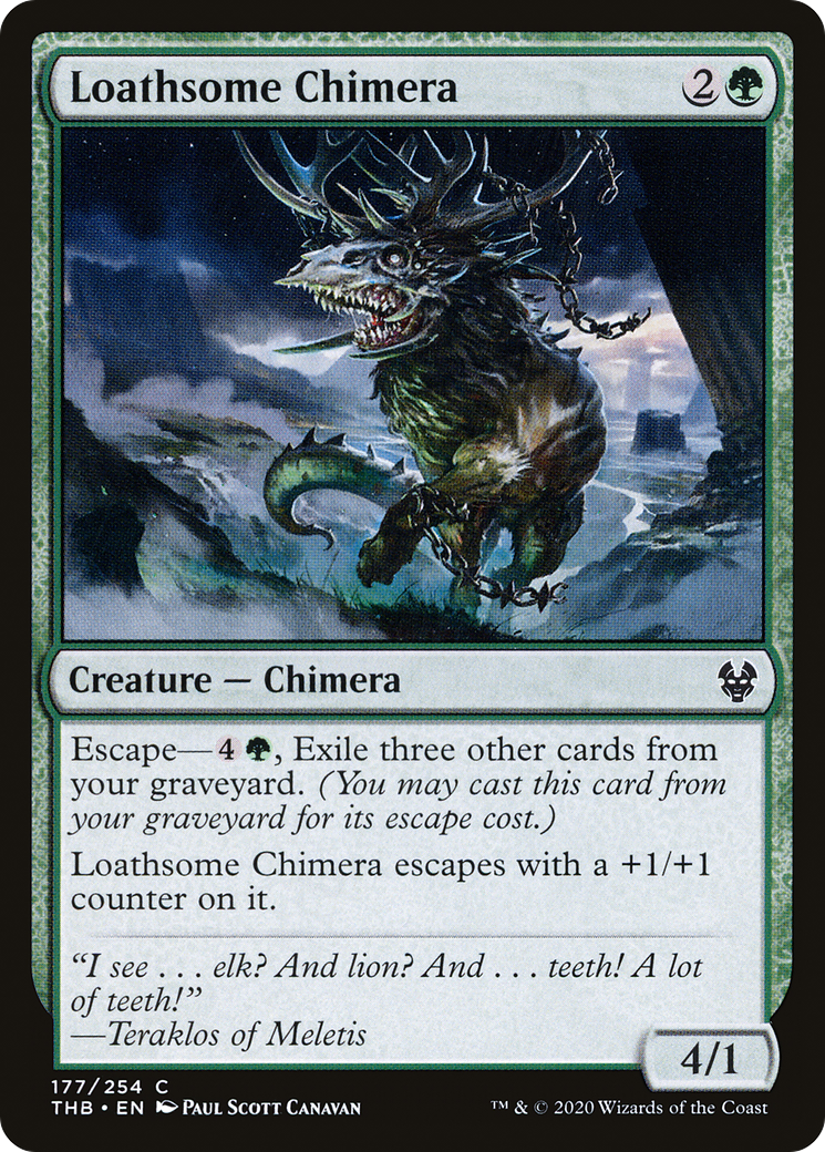 Loathsome Chimera (THB-177) - Theros Beyond Death - Premium MTG Single from Wizards of the Coast - Just $0.25! Shop now at Game Crave Tournament Store