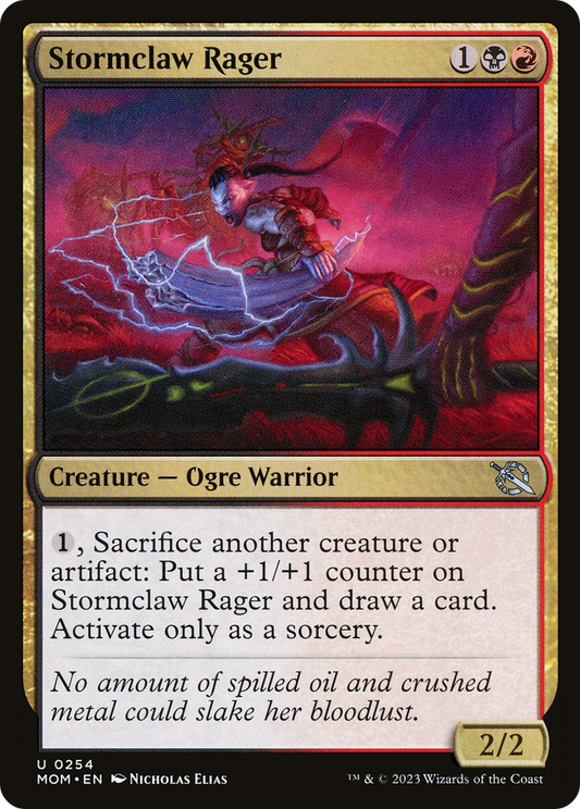 Stormclaw Rager (MOM-254) - March of the Machine - Premium MTG Single from Wizards of the Coast - Just $0.25! Shop now at Game Crave Tournament Store