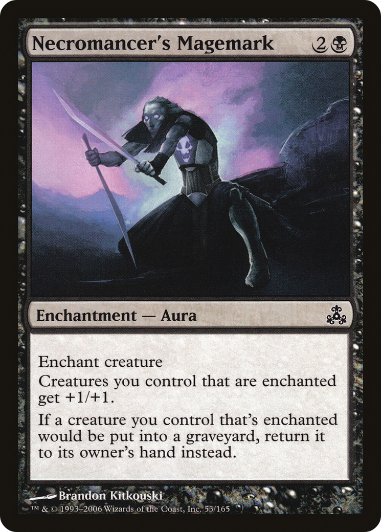 Necromancer's Magemark (GPT-053) - Guildpact - Premium MTG Single from Wizards of the Coast - Just $0.08! Shop now at Game Crave Tournament Store