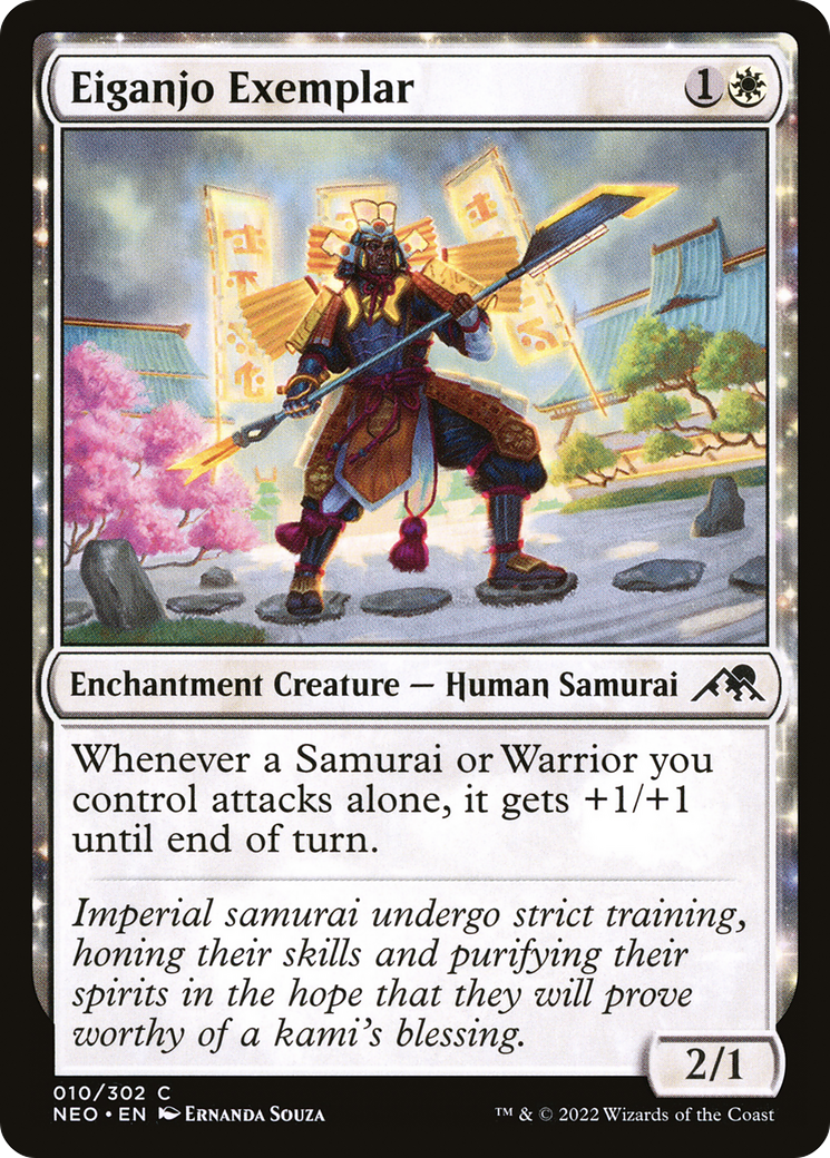 Eiganjo Exemplar (NEO-010) - Kamigawa: Neon Dynasty - Premium MTG Single from Wizards of the Coast - Just $0.08! Shop now at Game Crave Tournament Store