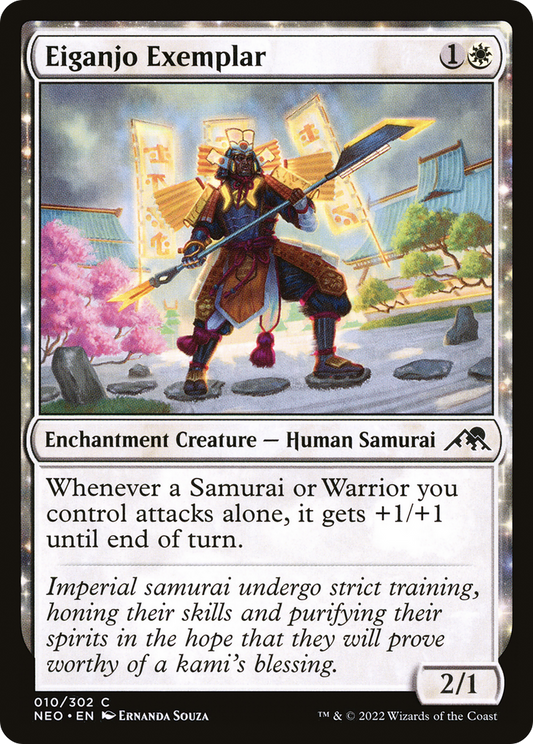 Eiganjo Exemplar (NEO-010) - Kamigawa: Neon Dynasty - Premium MTG Single from Wizards of the Coast - Just $0.08! Shop now at Game Crave Tournament Store