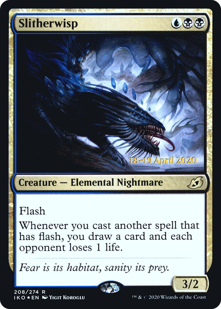 Slitherwisp (PIKO-208S) - Ikoria: Lair of Behemoths Promos Foil - Premium MTG Single from Wizards of the Coast - Just $0.12! Shop now at Game Crave Tournament Store