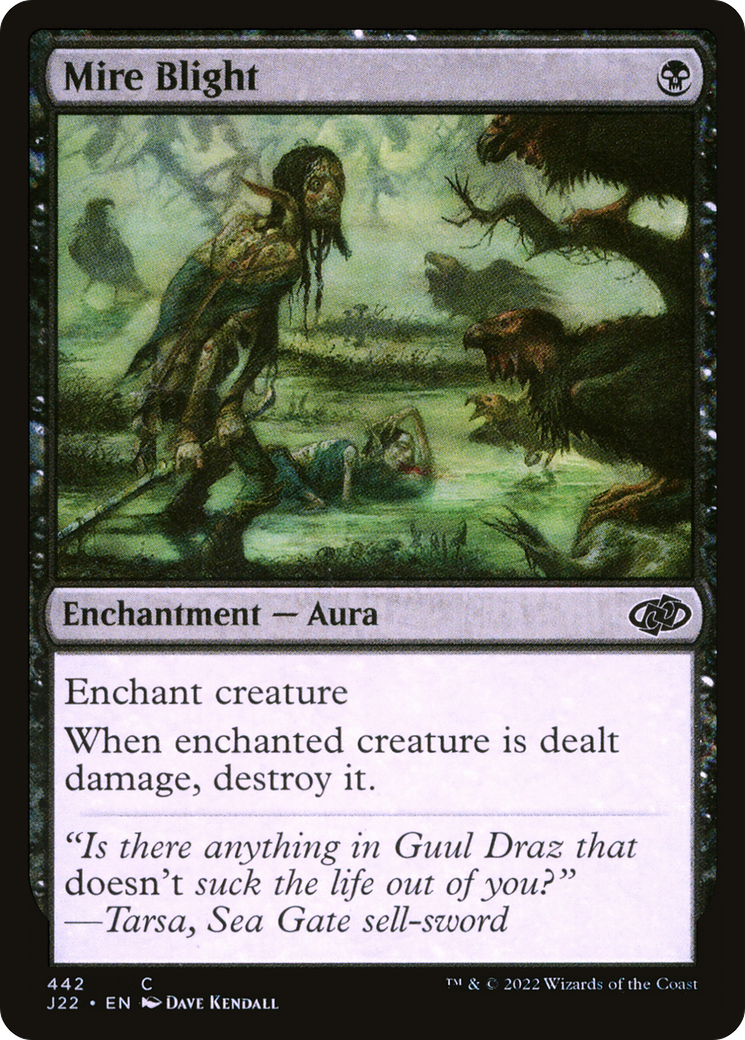 Mire Blight (J22-442) - Jumpstart 2022 - Premium MTG Single from Wizards of the Coast - Just $0.08! Shop now at Game Crave Tournament Store