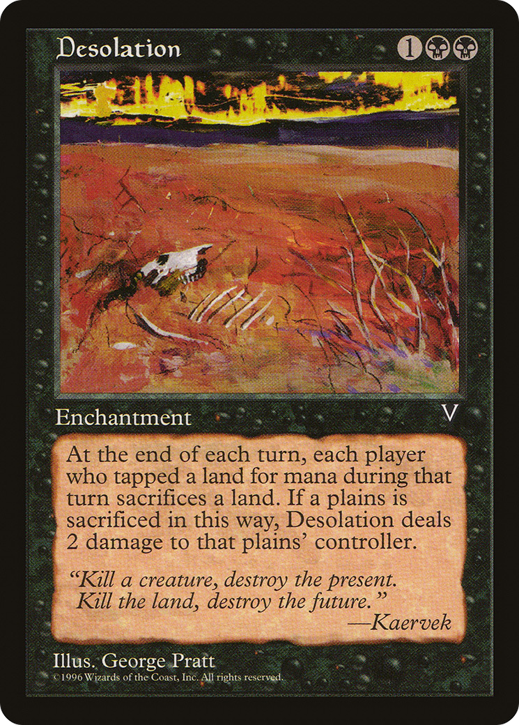 Desolation (VIS-058) - Visions - Premium MTG Single from Wizards of the Coast - Just $0.18! Shop now at Game Crave Tournament Store