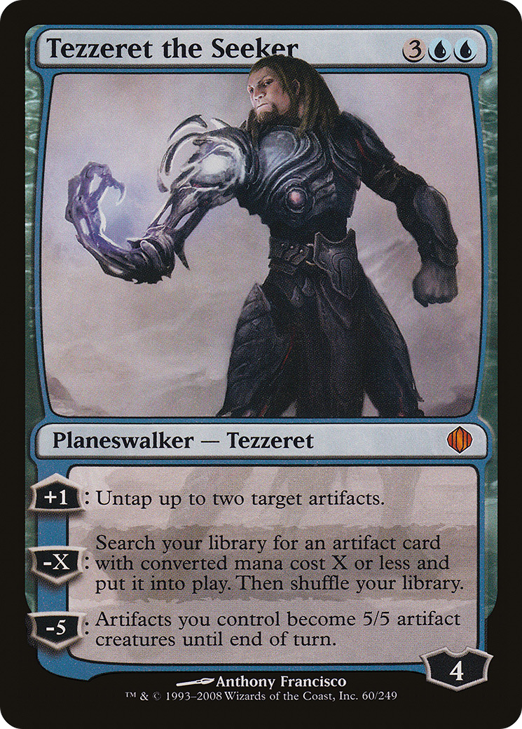 Tezzeret the Seeker (ALA-060) - Shards of Alara Foil - Premium MTG Single from Wizards of the Coast - Just $8.47! Shop now at Game Crave Tournament Store