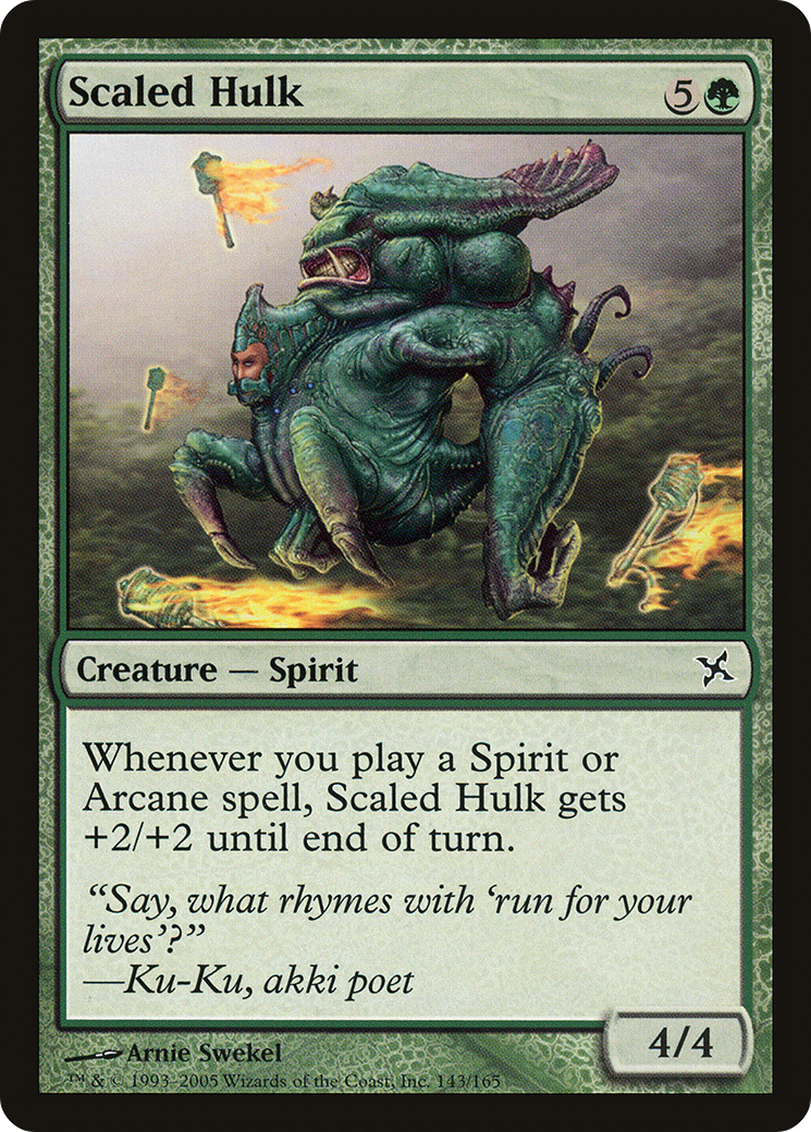 Scaled Hulk (BOK-143) - Betrayers of Kamigawa Foil - Premium MTG Single from Wizards of the Coast - Just $0.08! Shop now at Game Crave Tournament Store