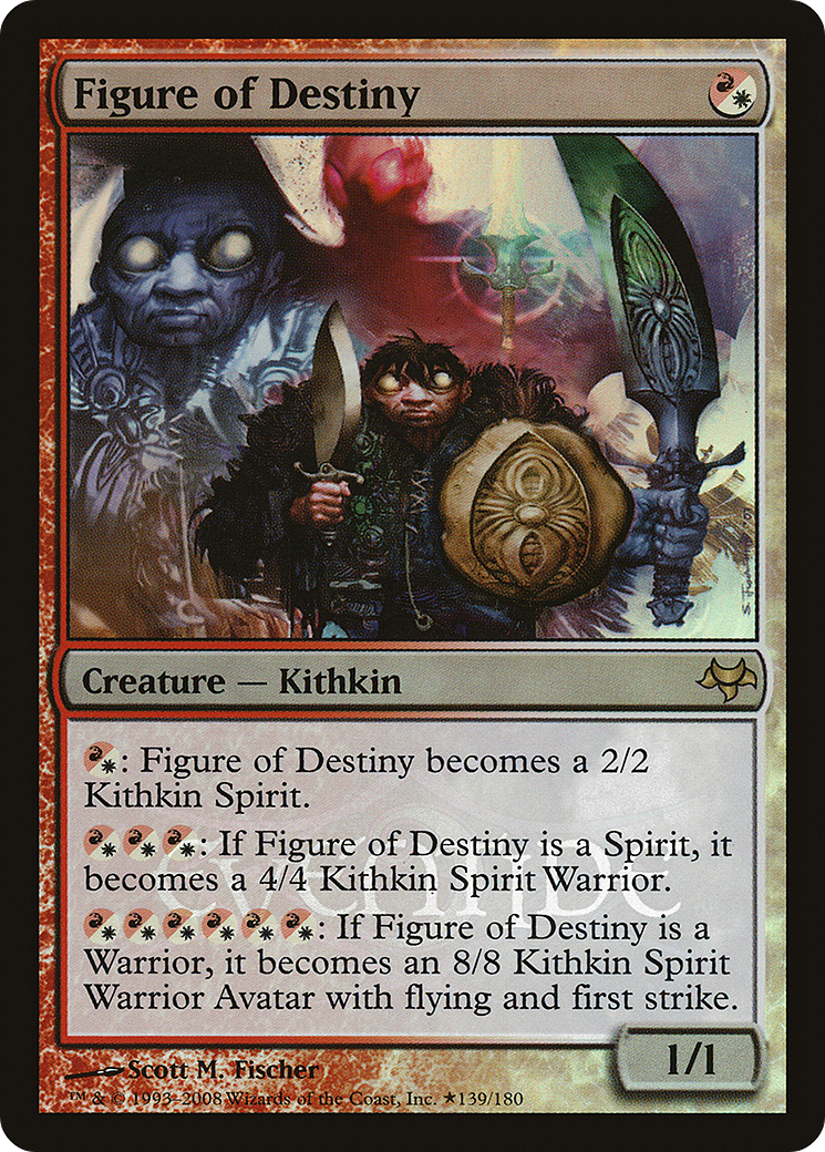 Figure of Destiny (PEVE-139★) - Eventide Promos Foil - Premium MTG Single from Wizards of the Coast - Just $0.31! Shop now at Game Crave Tournament Store