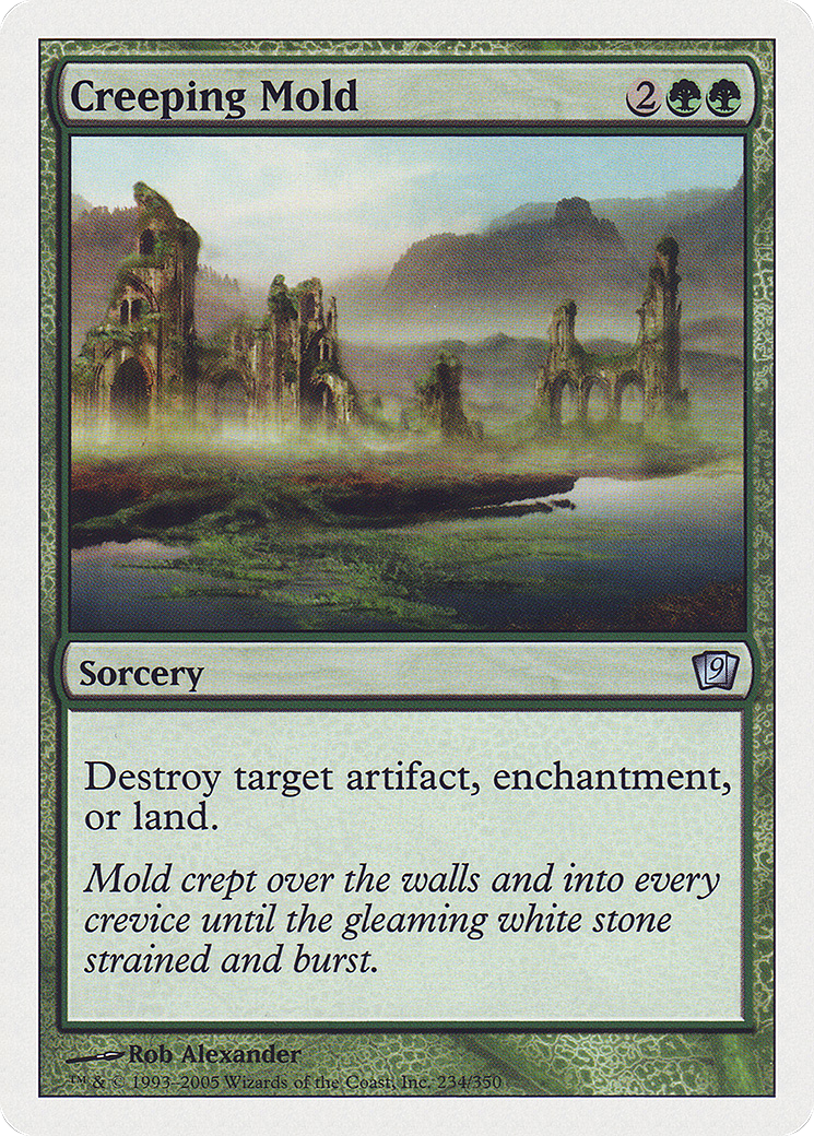 Creeping Mold (9ED-234) - Ninth Edition - Premium MTG Single from Wizards of the Coast - Just $0.08! Shop now at Game Crave Tournament Store