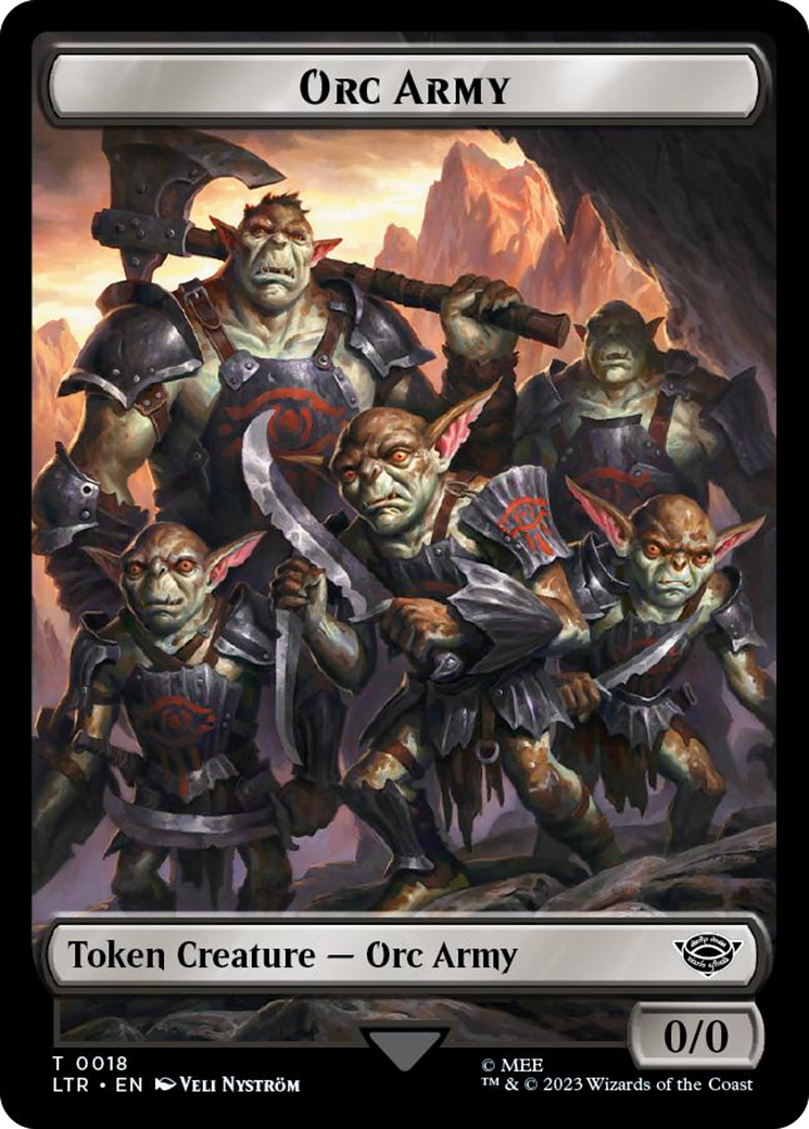 Orc Army (TLTR-018) - Tales of Middle-earth Tokens Foil - Premium MTG Single from Wizards of the Coast - Just $0! Shop now at Game Crave Tournament Store