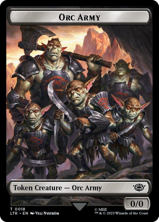 Orc Army (TLTR-018) - Tales of Middle-earth Tokens Foil - Premium MTG Single from Wizards of the Coast - Just $0! Shop now at Game Crave Tournament Store