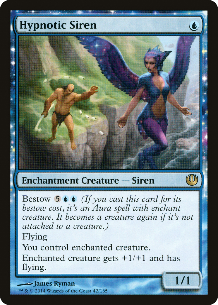 Hypnotic Siren (JOU-042) - Journey into Nyx: (nyxtouched) Foil - Premium MTG Single from Wizards of the Coast - Just $0.43! Shop now at Game Crave Tournament Store