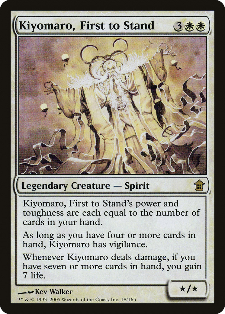 Kiyomaro, First to Stand (SOK-018) - Saviors of Kamigawa - Premium MTG Single from Wizards of the Coast - Just $0.12! Shop now at Game Crave Tournament Store