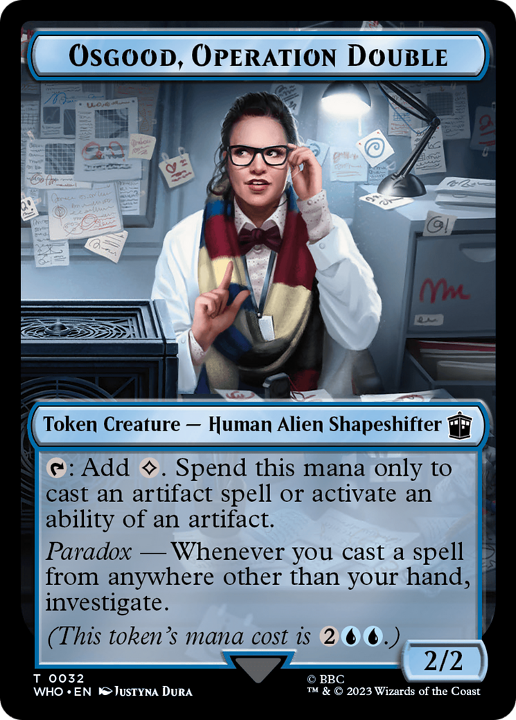 Osgood, Operation Double (TWHO-032) - Doctor Who Tokens - Premium MTG Single from Wizards of the Coast - Just $0! Shop now at Game Crave Tournament Store