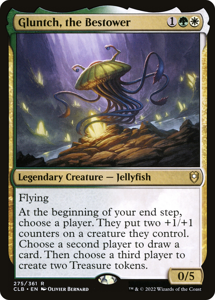 Gluntch, the Bestower (CLB-275) - Commander Legends: Battle for Baldur's Gate - Premium MTG Single from Wizards of the Coast - Just $0.08! Shop now at Game Crave Tournament Store