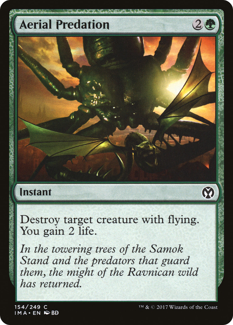 Aerial Predation (IMA-154) - Iconic Masters - Premium MTG Single from Wizards of the Coast - Just $0.08! Shop now at Game Crave Tournament Store