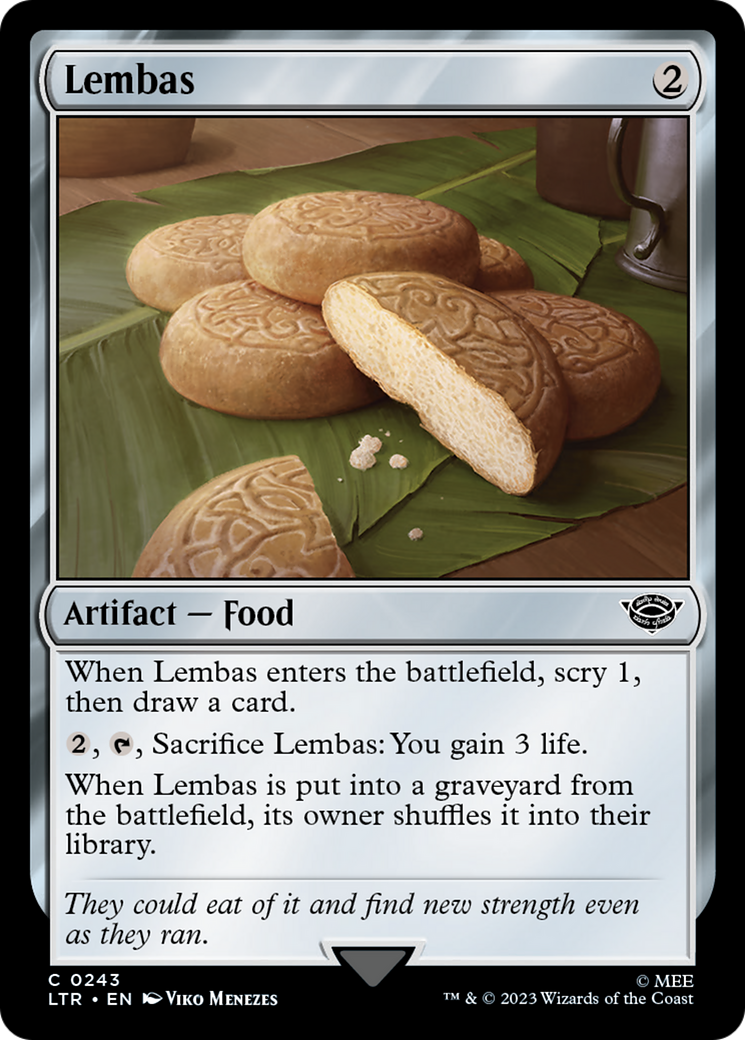 Lembas (LTR-243) - The Lord of the Rings: Tales of Middle-earth Foil - Premium MTG Single from Wizards of the Coast - Just $0.33! Shop now at Game Crave Tournament Store