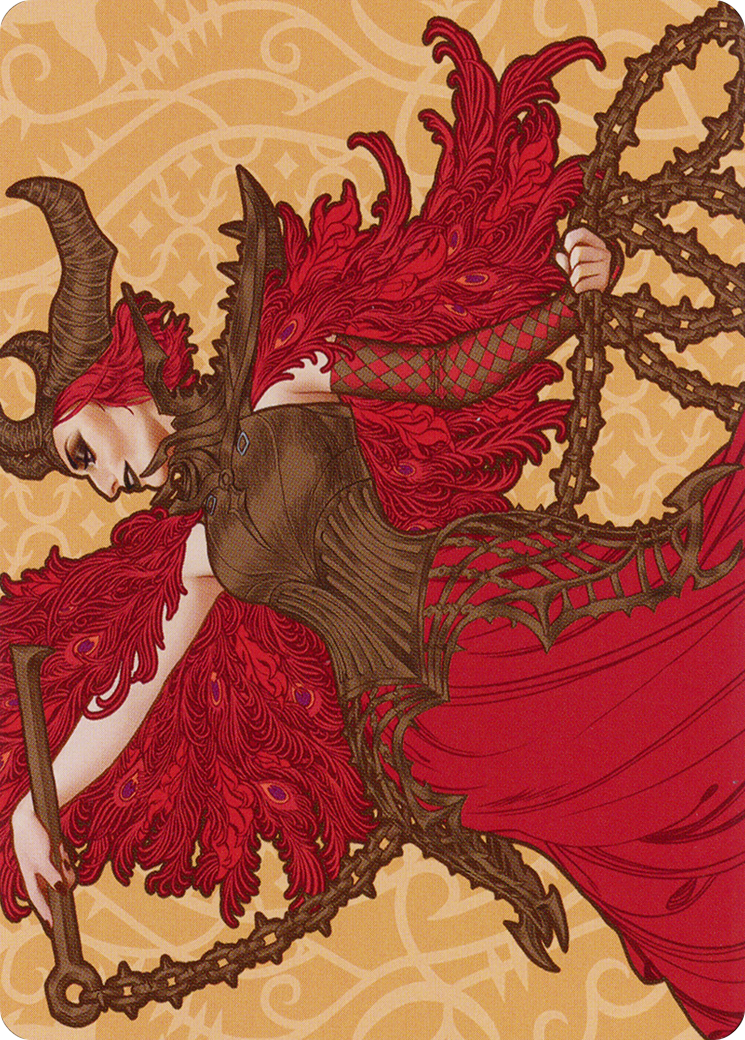 Judith, the Scourge Diva // Judith, the Scourge Diva (AMOM-080) - March of the Machine Art Series (Borderless) - Premium MTG Single from Wizards of the Coast - Just $0! Shop now at Game Crave Tournament Store