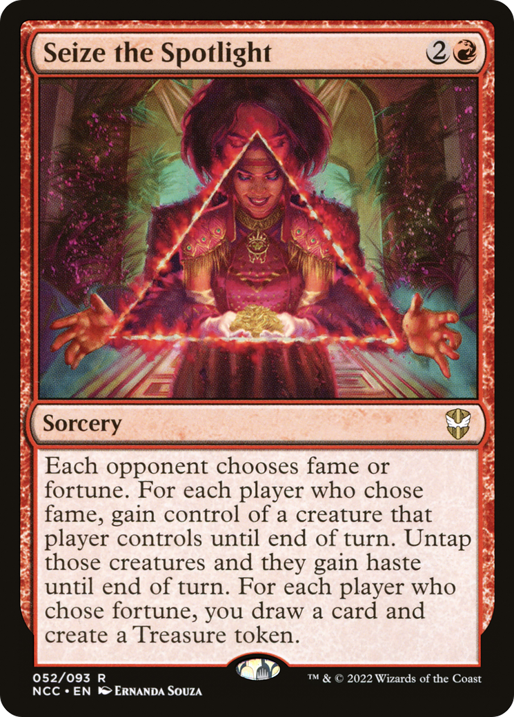 Seize the Spotlight (NCC-052) - New Capenna Commander - Premium MTG Single from Wizards of the Coast - Just $3.35! Shop now at Game Crave Tournament Store