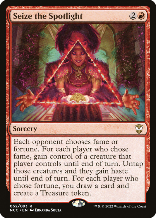 Seize the Spotlight (NCC-052) - New Capenna Commander - Premium MTG Single from Wizards of the Coast - Just $3.35! Shop now at Game Crave Tournament Store