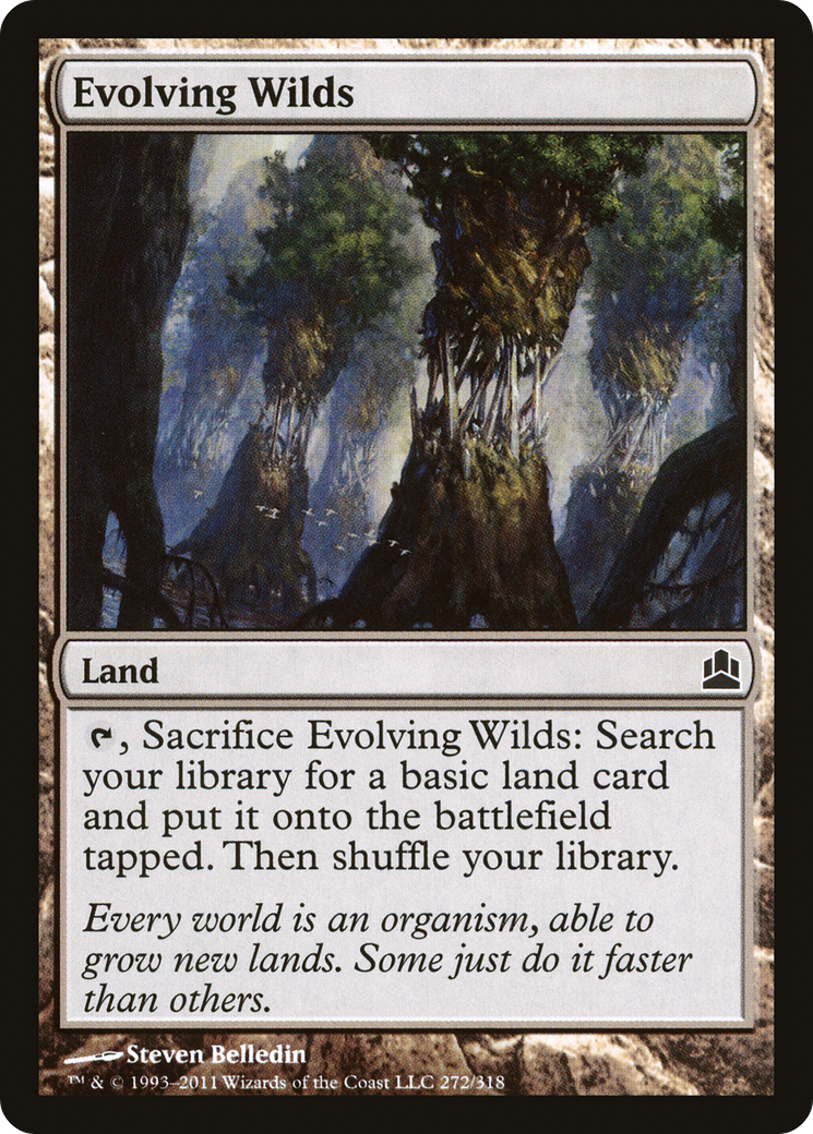 Evolving Wilds (CMD-272) - Commander 2011 - Premium MTG Single from Wizards of the Coast - Just $0.25! Shop now at Game Crave Tournament Store