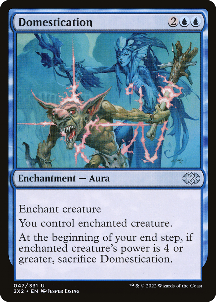 Domestication (2X2-047) - Double Masters 2022 - Premium MTG Single from Wizards of the Coast - Just $0.08! Shop now at Game Crave Tournament Store