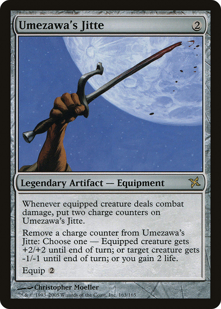 Umezawa's Jitte (BOK-163) - Betrayers of Kamigawa Foil - Premium MTG Single from Wizards of the Coast - Just $26.56! Shop now at Game Crave Tournament Store