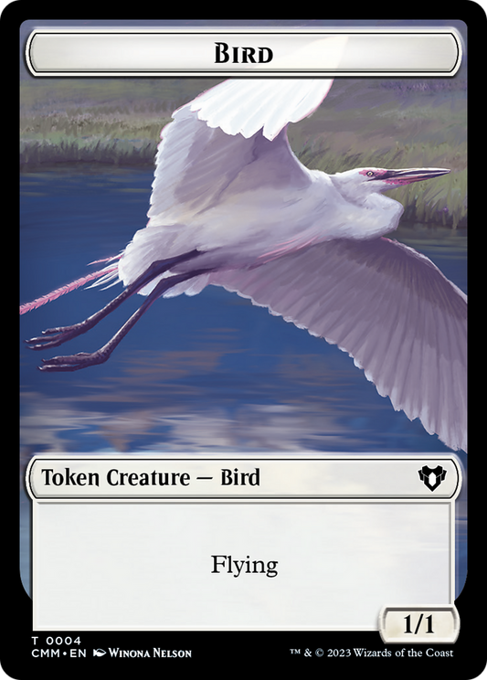 Bird (TCMM-004) - Commander Masters Tokens - Premium MTG Single from Wizards of the Coast - Just $0! Shop now at Game Crave Tournament Store