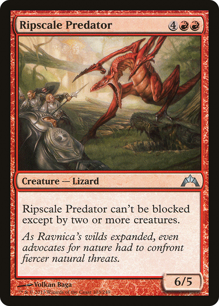 Ripscale Predator (GTC-103) - Gatecrash - Premium MTG Single from Wizards of the Coast - Just $0.08! Shop now at Game Crave Tournament Store