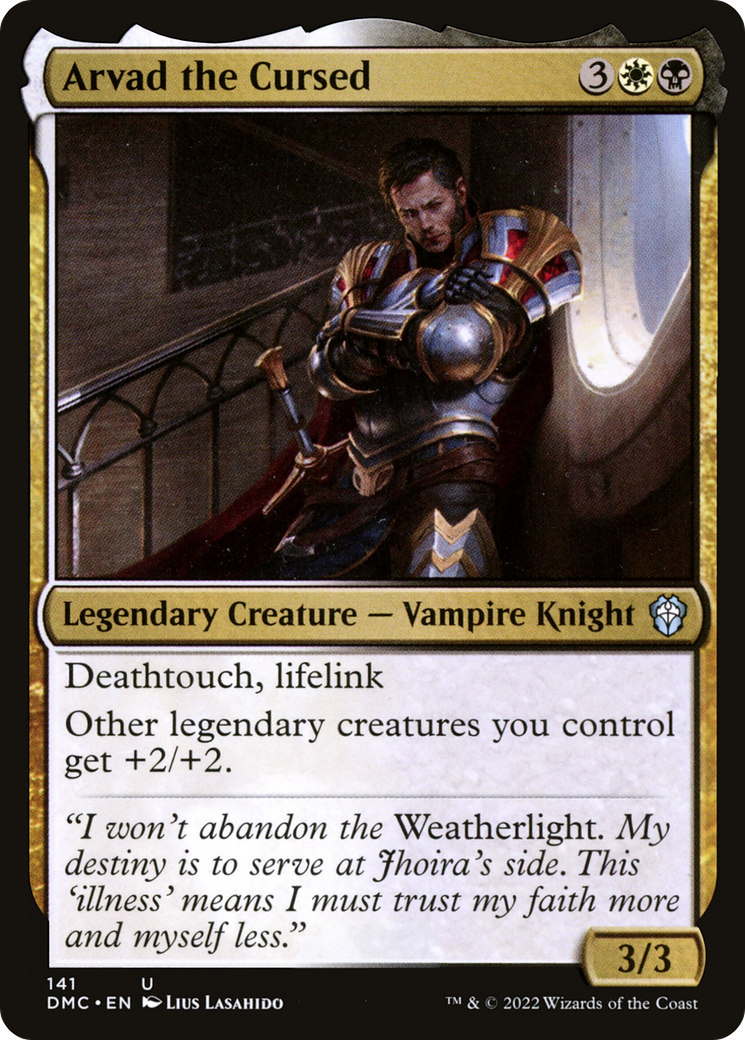 Arvad the Cursed (DMC-141) - Dominaria United Commander - Premium MTG Single from Wizards of the Coast - Just $0.08! Shop now at Game Crave Tournament Store