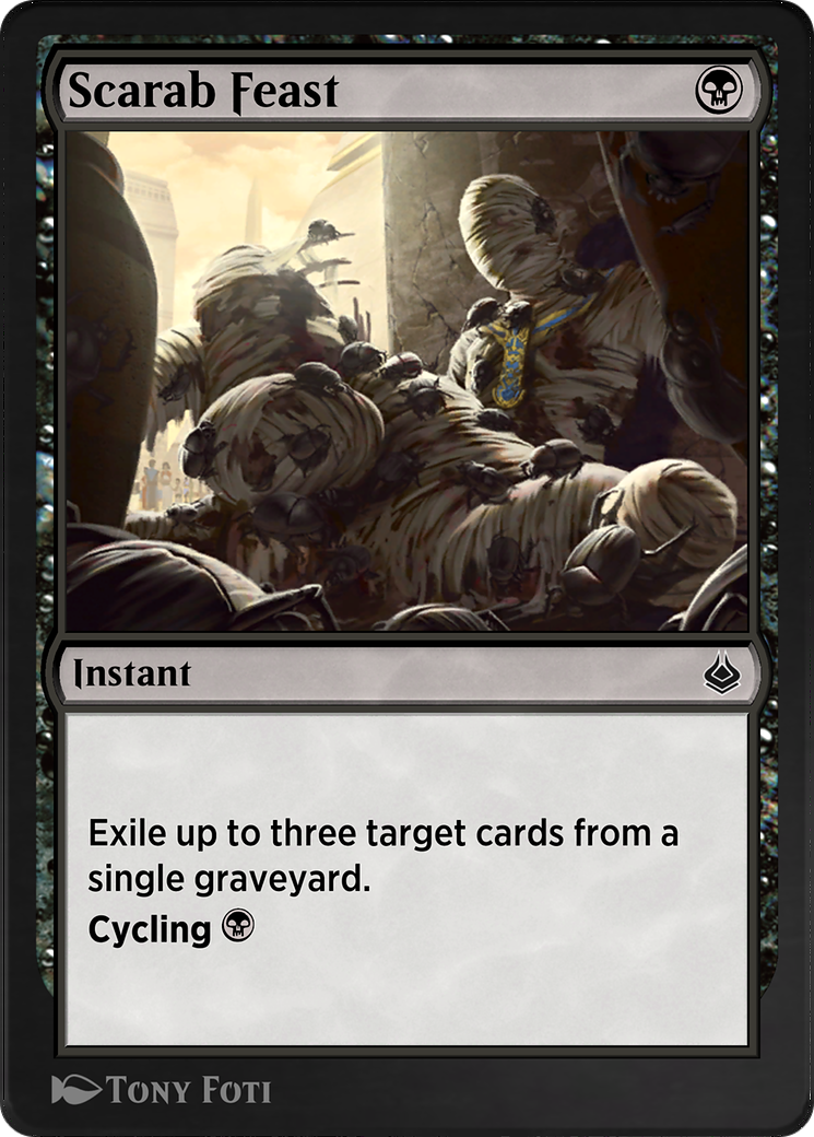 Scarab Feast (AKR-122) - Amonkhet Remastered - Premium MTG Single from Wizards of the Coast - Just $0! Shop now at Game Crave Tournament Store