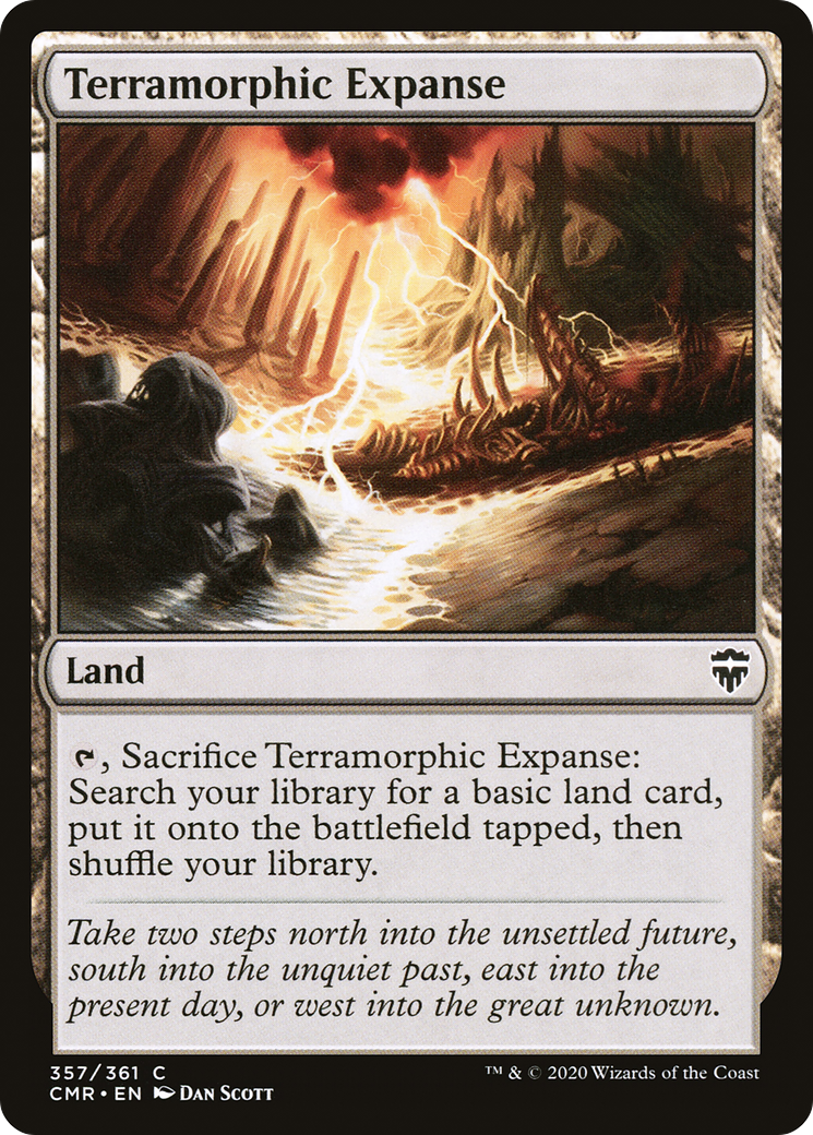 Terramorphic Expanse (CMR-357) - Commander Legends - Premium MTG Single from Wizards of the Coast - Just $0.08! Shop now at Game Crave Tournament Store