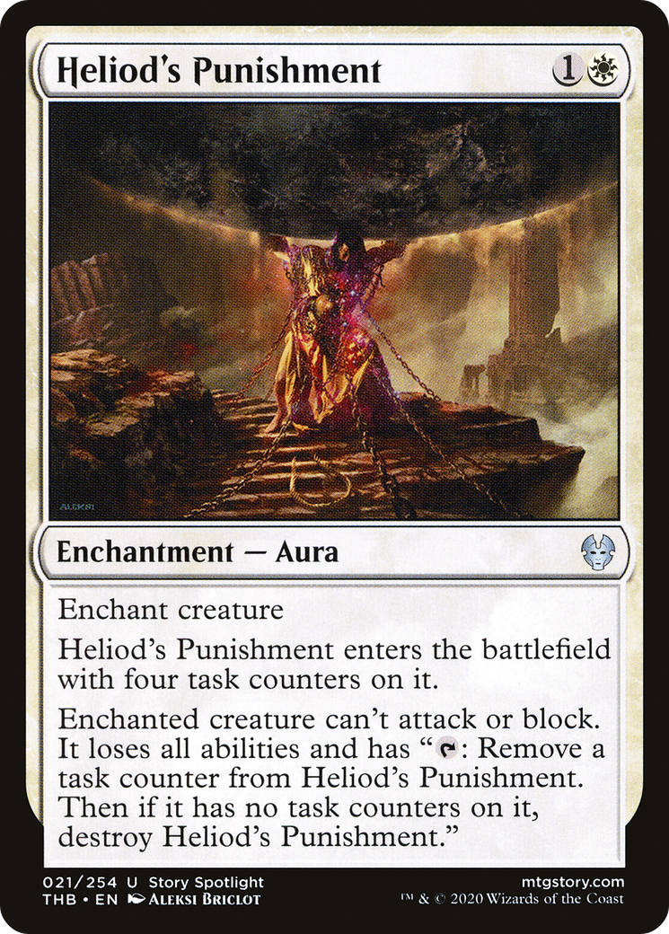 Heliod's Punishment (THB-021) - Theros Beyond Death Foil - Premium MTG Single from Wizards of the Coast - Just $0.08! Shop now at Game Crave Tournament Store