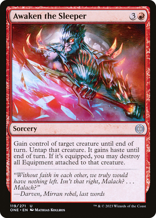 Awaken the Sleeper (ONE-119) - Phyrexia: All Will Be One - Premium MTG Single from Wizards of the Coast - Just $0.08! Shop now at Game Crave Tournament Store