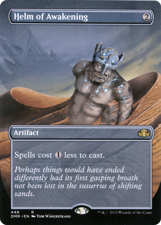 Helm of Awakening (DMR-448) - Dominaria Remastered (Borderless) Foil - Premium MTG Single from Wizards of the Coast - Just $0.32! Shop now at Game Crave Tournament Store