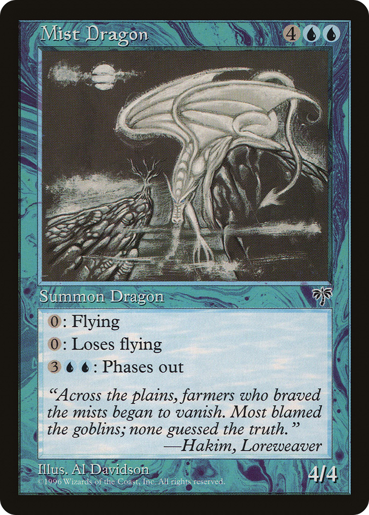 Mist Dragon (MIR-079) - Mirage - Premium MTG Single from Wizards of the Coast - Just $0.79! Shop now at Game Crave Tournament Store