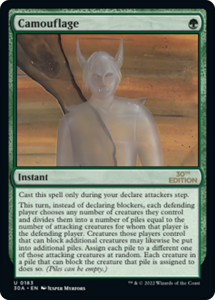 Camouflage (30A-183) - 30th Anniversary Edition - Premium MTG Single from Wizards of the Coast - Just $1.97! Shop now at Game Crave Tournament Store