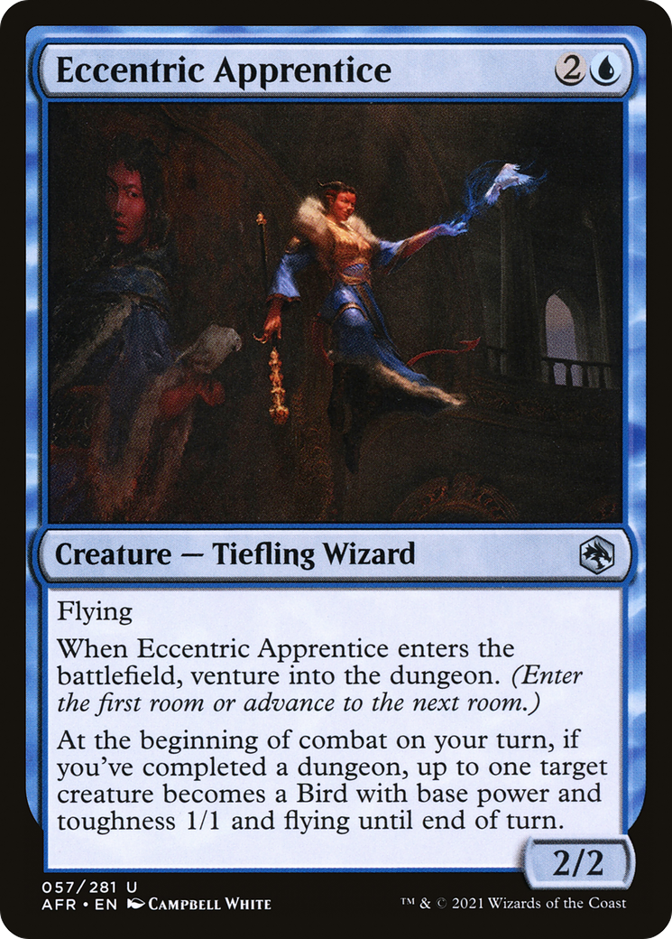 Eccentric Apprentice (AFR-057) - Adventures in the Forgotten Realms Foil - Premium MTG Single from Wizards of the Coast - Just $0.25! Shop now at Game Crave Tournament Store