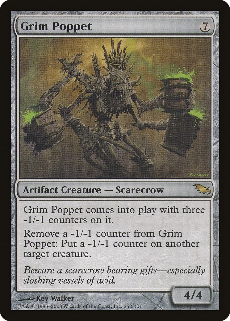 Grim Poppet (SHM-252) - Shadowmoor Foil - Premium MTG Single from Wizards of the Coast - Just $5.60! Shop now at Game Crave Tournament Store